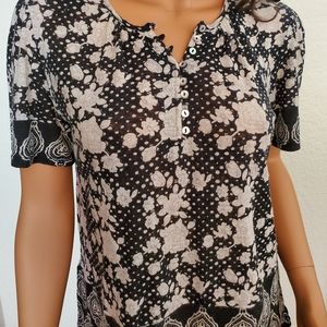 Lucky Brand Printed Short Sleeve Shirt
